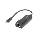 Išorinė USB tinklo plokštė USB C - RJ45 (K-L) Lanberg